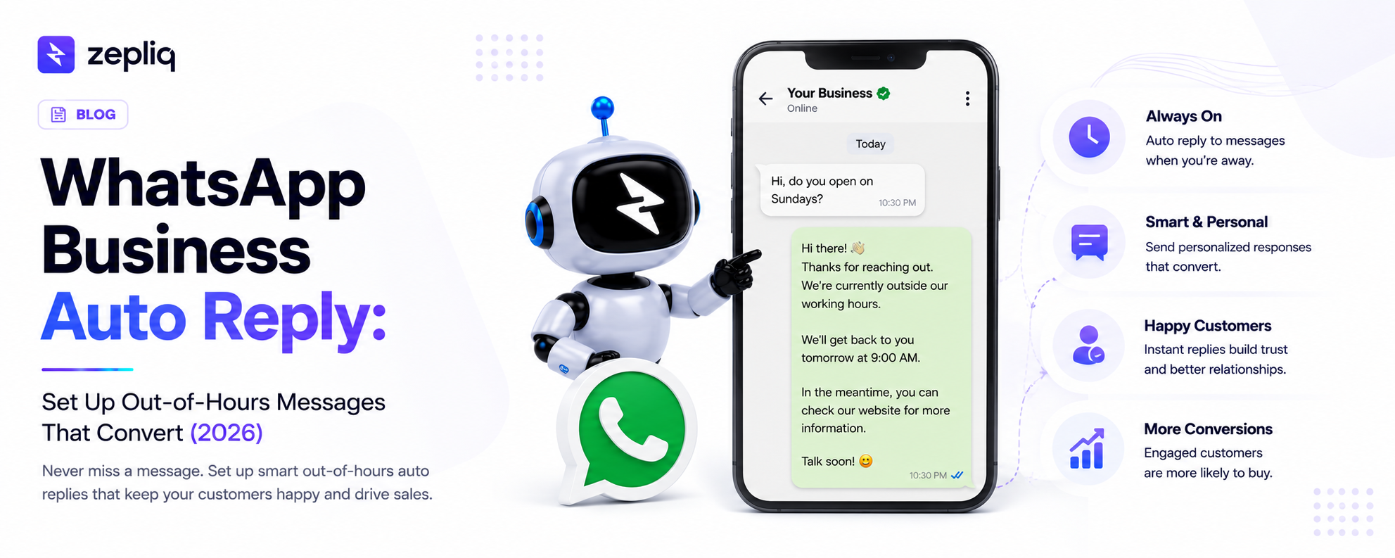 WhatsApp Business Auto Reply: Set Up Out-of-Hours Messages That Convert